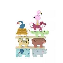 Tooky Toy: medinis bokšto statymo žaidimas – Savana