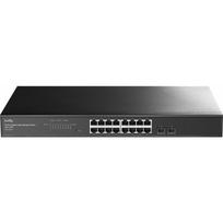 Cudy 16-Port Gigabit Cloud Easy-Managed  with 2 SFP, GS1016ES2 1.0 Zarządzany L2 Gigabit Ethernet (10/100/1000) Black | GS1016ES2 1.0 | 6971690795221