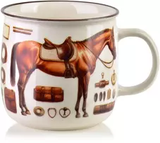 Affek Design NORMAN Puodelis 450 ml 9,6x13x9,3 cm arklys, jojimas
