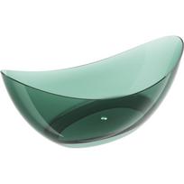 Mexen Vea stalinis vonia, skaidrus 180 x 80 cm, teal, chromuotas kamštis - 58091808011