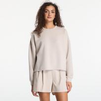 Nike 24.7 ImpossiblySoft Women's Dri-FIT Oversized Crew-Neck Top Cream II/ Cream II/ College Grey - Dydis L (HQ8193-238 Džemperiai)