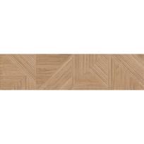 Mexen Ideal  Natūralaus glazūruoto rektifikuoto G1 akmens masės plytelė, medienos imitacija, sieninė 120 x 30 cm, matinė