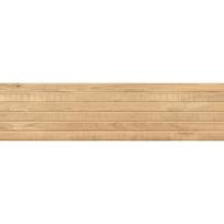 Mexen Western Wood Beige glazūruotas rektifikuotas G1 plytelės, medžio imitacija sieninė 120 x 30 cm, matinė