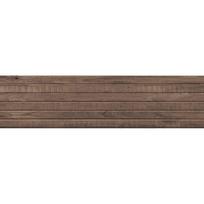 Mexen Western Wood Choco matinis, stačiakampis G1 akmeninis medis 120 x 30 cm, matinis - TL702-120-030-56