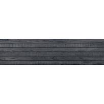 Mexen Western Wood Nero glazūruotos rektifikuotos G1 plytelės, medienos imitacija, sieninė 120 x 30 cm, matinė