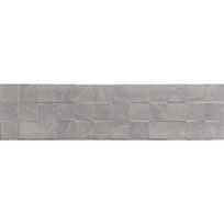 Mexen Icon Lyon Grigio glazūruota akmens masės plytelė, 120 x 30 cm, matinė - TL712-120-030-51
