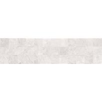 Mexen Icon Lyon Bianco poliruotas akmens masės plytelė rekt. G1, sieninė plytelė 120 x 30 cm, matinė - TL712-120-030-53