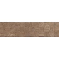 Mexen Riga Lyon Brown glazūruotas akmens masės plytelės, 120 x 30 cm, matinis - TL713-120-030-51