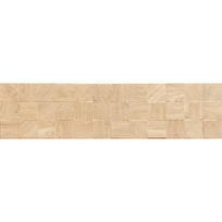 Mexen Riga Lyon Crema glazūruota rektifikuota G1, medienos išvaizdos sieninė plytelė 120 x 30 cm, matinė - TL713-120-030-53