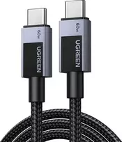 „Ugreen“ USB-C – USB-C kabelis, 3 m, juodai pilkos spalvos