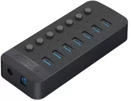 HUB USB Orico CT2U3-7AB 7x USB-A 3.2 Gen1 (CT2U3-7AB-EU-BK-BP)