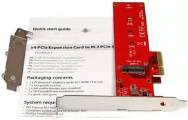 „StarTech“ PCIe 3.0 x4 valdiklis – M.2 PCIe NVMe (PEX4M2E1)