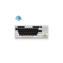 Klaviatūra MCHOSE GX87S Full Aluminium (Milky Brown) - Mist Blue Switches