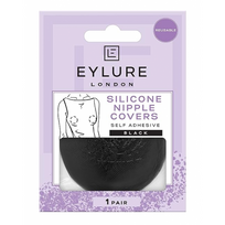 Eylure Silicone Nipple Covers Krūtų spenelių lipdukai Black 1 pora