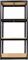 Springos Sandėliavimo stelažas iš cinkuoto plieno, 4 lentynos, 174 × 80 × 40 cm