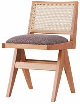 Valgomojo kėdė Kalune Design Form 4303 974NMB1840, matinė, ąžuolo sp./ruda sp., 59.5 cm x 45 cm x 77 cm