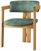 Valgomojo kėdė Kalune Design CO-040 974NMB1765, matinė, ąžuolo sp./žalia sp., 49 cm x 58 cm x 76 cm