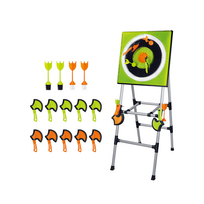 Mėtymo į taikinį žaidimas, su priedais 2in1 Axes & Darts, 60.3 cm x 79 cm, žalia sp./oranžinė sp.