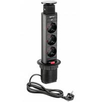 Įmontuojamas ilgintuvas Gt AE-BPW, AE-BPW3S60-20, 3G1.5, 1.8 m, 2USB