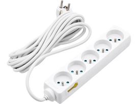 Buitinis ilgintuvas Vorel, 72510, 3 x 1 mm², 5 m, IP20, 5 lizdų