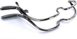 Burnos skėtiklis Kiotos Steel Mouth Gag Jennings, sidabro spalvos