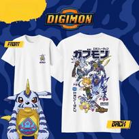 2026 Vasaros Digimon nuotykis Agumono evoliucija Grynos medvilnės marškinėliai vyrams ir moterims Tėvų ir vaikų trumpomis rankovėmis Minkštas marškinėlis... 5XL įvairiaspalvis