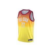 Air Jordan x NBA All-star Weekend Luka Doni Jersey 'Orange Yellow' Men's DX6330-605 L brown