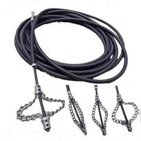 1-5 Metrai Elektrinis kanalizacijos valymo specialus įrankis artefaktas tvirtas grandininis valymo spyruoklinis alyvos taršos užsikimšusių vamzdynų valymo įrankis 1.0mm black