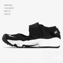 Nike Air Rift Neslystantis Amortizuojantis Atsparus Dilimui Kvėpuojantis Žemas Viršus Vaikams Bėgimo Batai Juodi Balti Unisex 322359-014 32 black