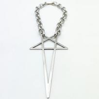 Punk Hip Hop Trend Chain Choker Y2K Mada Unisex Suaugusiųjų Gothic Star Charms Pakabukai Kaklo papuošalai Papuošalai Priedai Dovanos