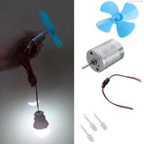 12V mikro vėjo turbinos generatoriaus rinkinys Kompaktiškas atsinaujinančios energijos priedas lauko žygiams, stovyklavimui 1SET black