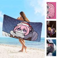 DORO Game Girl NIKKE The Goddess Of Victory Microfiber Printed Beach Towel Mountain Climbing Yoga Beach Running Soft Towel 130x80cm