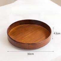 360° besisukantis laikymo padėklas Medinė Lazy Susan organizavimo lentyna Stalviršio prieskonių lentyna Virtuvei Užkandžiams Maistui Aliejui Prieskonių buteliukui brown