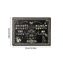 Spirit Board Decor Wooden Home Decorations Divination Board Game For Teens Family Home Bedroom Halloween Holiday Party