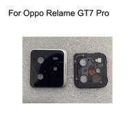 Original glass For Oppo Relame GT7 Pro Back Camera Glass and back camera glass cover circle with frame For Oppo Relame GT 7 Pro oranžinė