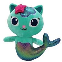 8 New Stlyes Gabby Dollhouse Plush Toy Mercat Cartoon Stuffed Animals Mermaid Cat Plushie Doll Kids Birthday Christamsgifts blue