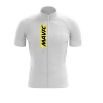 2026 White Cycling Jersey Rcc Mavic TEAM Road Bike Jersey Maillot Men Women Quick Dry Ropa Ciclismo Bicycle Clothing T-shirt Asian size - M