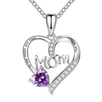 Prabangi konservuotų gėlių dovanų dėžutė su violetine rože ir širdelės formos pakabuku „Mamyte, aš tave myliu“ - Elegantiška Motinos dienos ar jubiliejaus dovana A3 white