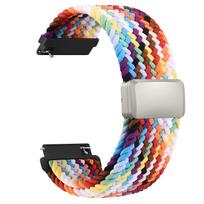 22mm Braided Magnetic Strap For Amazfit GTR 4 3 2 2e 3 Pro/GTR 47mm Band Bracelet For Amazfit BIP 6 5/Pace/Stratos 2S Watchband For Amazfit Stratos juoda
