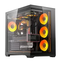 DarkFlash C280 computer case (black) + 7 fans