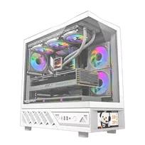 DarkFlash DS950V computer case with display (white) + 6 fans