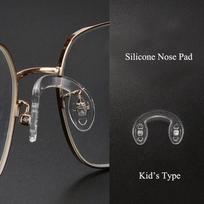 1pcs U Shape Silicone Conjoined Eyeglass Soft Nose Pads for Glasses Anti-Slip Insert Nose Pad S