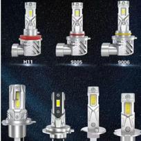 LED priekinių žibintų lemputės H4 9003 H7 H8 H9 H11 9006 Hb4 9005 Hb3 CANBUS Automobilio Motociklo Priekinis Žibintas 30000LM 1:1 dydžio turbininis ventiliatorius su šviesa 12V H1-6000K