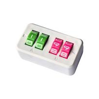 Mini Board Games Score Tracker Tabletop Sports Score Counter  for Sports Entertainment rožinė žalia spalva