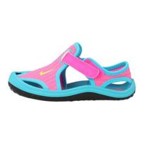 Nike Sunray Protect TD Hook and loop Sports Sandals Blue Pink Infant And Toddler 344993-612 21 pink