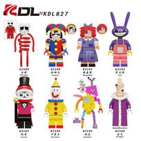 KDL827 Skaitmeninio cirko dainelė Ango figūrėlė Statybinių kaladėlių žaislas maišelyje Vaikams Švietimo mini figūrėlių rinkinys
