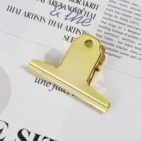 Large Macaron Color Thick Metal Planner & Drawing Clips beige