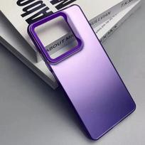 For Infinix Note 40 Pro Note40 Pro+ Plus Note40Pro 4G Phone Cases Case Matte Laser Colorful Bumper Armor Shockproof Cover Funda Infinix Note40Pro violetinė