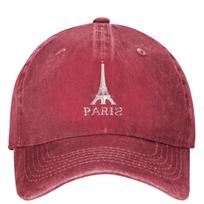 Paris Eiffel Tower Baseball Cap I Love Paris Casual Women Unisex Hip Hop Dad Hats Designer Tennis Skate Baseball Caps Birthday Gift One Size brown