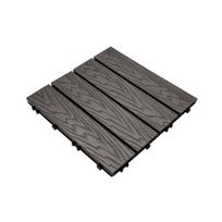 Lauko grindų danga, pilka, 30 x 30 x 2,2 cm, 10 vnt